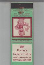 Matchbook Cover Murray's Cabaret Club London, England picture
