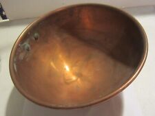 Vintage Copper Bowl Atlas Metal Spinning Co S. San Francisco Ca picture