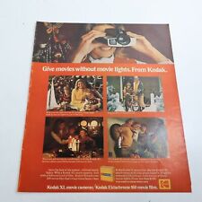 1972 Kodak XL Movie Cameras Myriad Faces Magnificent Role Print Ad 10.5