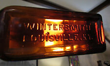 Vintage / Antique WINTERSMITH Louisville KY Kentucky Brown Glass Bottle – 8.5” T picture