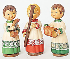 ANRI Children Orchestra Figurine Lot Hand Crafted 3.5