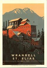 Wrangell St. Elias National Park Alaska Kennecott Mines Anderson Design postcard picture
