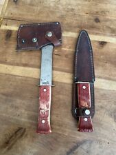 Imperial Prov. R.I. USA Hatchet/Knife Set With Scabbard 1946-56 picture