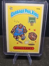 1986 TOPPS GARBAGE PAIL KIDS BASKET CASEY STICKER CARD 154a Corner Wear See Pics picture