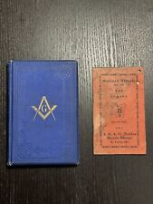 Masonic Law of Missouri 141 Yrs Old - Freemasonry Medinah Shriners 1882 WC Bragg picture