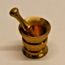 Decorative Small Brass Mortar and Pestle Set/ Apothecary Small Mortar Set picture