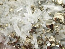 Big Quartz Crystal Cluster with Pyrite Crystals From Peru 685gr picture
