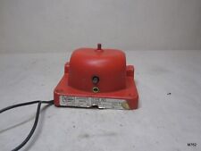 Vintage Red Simplex Gardner Mass Model 4090-6 Fire Alarm 1.5 AMPS 4V TOP MISSING picture