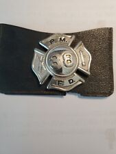 Vintage 1960's Obsolete FD Fire Fireman Department Badge 2 x 2