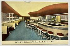 SILVER SPUR BAR , Ft. Pierre South Dakota SD Vintage Postcard picture