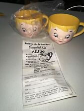Vintage 1970s Campbells Kid Soup Dolly Dingle Plastic Character Face Mug Cup New picture