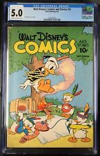Walt Disney's Comics And Stories #24 CGC VG/FN 5.0 Cream To Off White Dell picture