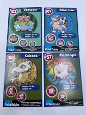 1999 Burger King PokeTrivia Cards Lot Of 4 #03 #09 #57 #104 picture