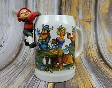 Viking Party Norway Ceramic Beer Stain with Elf Figurine picture