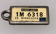 1961 Minnesota DAV License Plate Disabled American Veterans Vintage Keychain picture