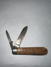 Vintage Antique Remington Antler Stag Folding  2- Blade Pocket Folding Knife Old picture