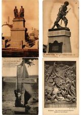 WAR MONUMENTS MILITARY STATUES Mostly FRANCE 350 Vintage Postcards (L2484) picture