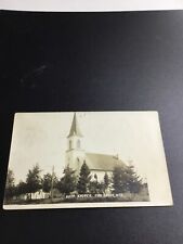 1908 Oak Grove, Wisconsin RPPC - Lutheran Church 883 picture