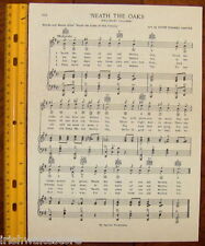 WELLESLEY COLLEGE Vintage Song Sheet c 1938 