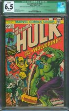 The Incredible Hulk #181 ⭐ CGC 6.5 Qualified ⭐ 1st Wolverine Marvel Comic 1974 picture