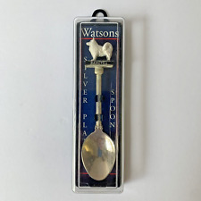 Watsons Samoyed Dog Silver Plated Spoon Collector UK United Kingdom Memorabilia picture