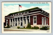 Sapulpa OK, U.S. Post Office Building,  Oklahoma Vintage Postcard picture