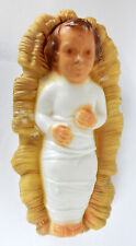 Vintage General Foam Baby Jesus Christmas Nativity Blow Mold Light Figurine picture