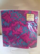 VTG Hallmark Gift Wrap Bridal Shower Beautiful Colors 60's/70's Era 2 Sheets NIP picture