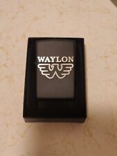 Windproof Ligher Black- Waylon Jennings- Laser Engraved Lighter -New- WAYLON picture