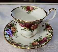 Vintage Royal Albert Bone China Old Country Roses Tea Cup And Saucer Set picture