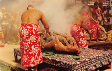 D0280 Luau Pig Cooked with Hot Stones in an Imu (Polynesian Underground Oven) PC picture