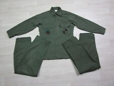 1960s Vintage LOT VIETNAM Sateen OG-507 US Army 30x27 Military Pants & Shirt picture