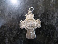 Vintage Catholic Chapel Sterling Silver Filled 5 Way Cross picture