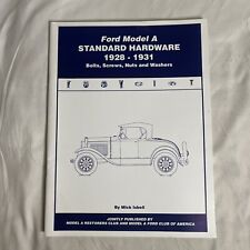 Ford Model A Standard Hardware 1928-1931 Softcover Bolts Screws Nuts 2001 picture