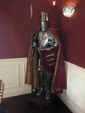 Knights Crusader Suit Of Armour Medieval Roman Armor Suit Full Size 6 Feet picture