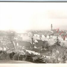 c1940s Florence, Italy Piazzale Michelangelo Panorama Real Photo Snapshot C52 picture