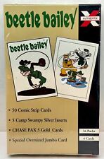 1995 Beetle Bailey Vintage Trading Card Box Sealed 36 Packs Authentix picture