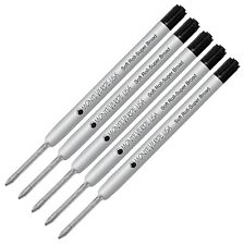 5 - MONTEVERDE Ballpoint Parker Style Pen Refill, SUPER BROAD / BOLD, BLACK, P15 picture