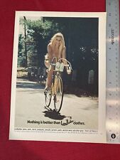Landlubber Clothes Nude Woman Riding Bike 1972 Print Ad - Great To Frame picture
