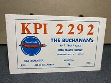 Vintage Ham Radio CB Amateur QSL QSO Card Postcard KPI 2292 Florissant MO picture