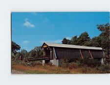 Postcard Covered Bridge over the Willowemoc at Livingston Manor, New York picture