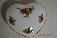 Royal Albert 1962 Old Country Rose Heart Trinket Box picture