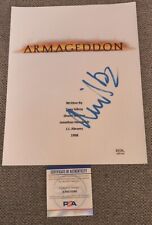 MICHAEL BAY SIGNED ARMAGEDDON FULL MOVIE SCRIPT PSA/DNA AUTHENTIC #AM57090 picture