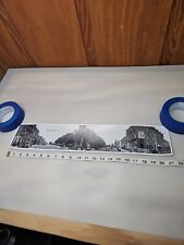 Greensburg Indiana Panoramic Photograph The Square Horse And Buggy RARE  picture