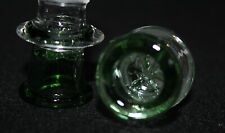 18mm GREEN SHOTS GLASS Slide Bowl SNOWFLAKE SCREEN slide bowl 18 mm male picture