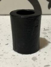 1.25 Inch Plain Black Cast Iron Chime Candle Holder picture