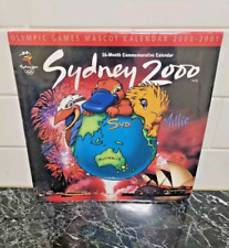 Vintage Sydney 2000 Olympic Games Mascot Calendar Commemorative 2000-2001 Sealed picture