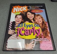 Nickelodeon Magazine February 2008 Cover Only Icarly Framed 8.5x11  picture
