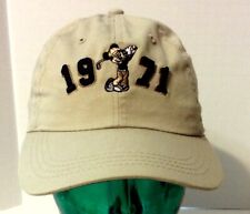 1971 Mickey Mouse Golfer Beige Hat - Baseball Cap Style - One Size Adjustable picture