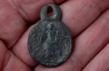 Early Medieval Lead Metal Christian Relic Artifact Pendant Dug In Latvia Field picture